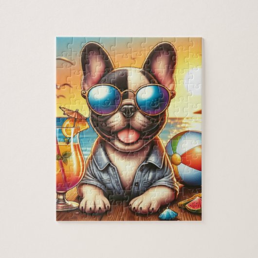French Bulldog Jigsaw Puzzle (Vertikal)