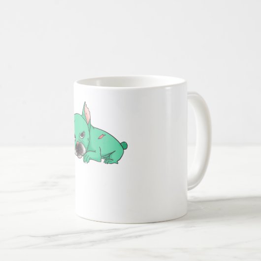 French Bulldog Kaffeetasse (VorderseiteRechts)