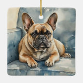 French Bulldog Keramikornament (Rückseite)