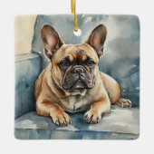 French Bulldog Keramikornament (Vorderseite)