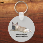 French Bulldog Keychain Schlüsselanhänger (Vorderseite)
