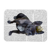 French Bulldog King Magnet (Horizontal)