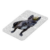 French Bulldog King Magnet (Linke Seite)