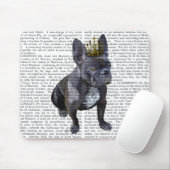 French Bulldog King Mousepad (Mit Mouse)