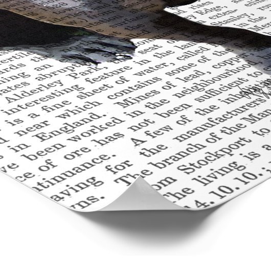 French Bulldog King Poster (Ecke)