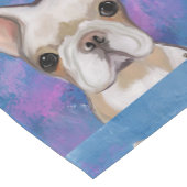 FRENCH BULLDOG KURZER TISCHLÄUFER (Ecke)