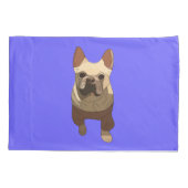 French Bulldog, Lavender Purple Kissenbezug (Rückseite)