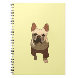French Bulldog, Lavender Purple Notizblock