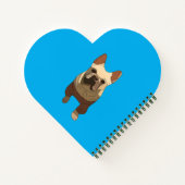 French Bulldog, Lavender Purple Notizblock (Rückseite)