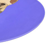 French Bulldog, Lavender Purple Schneidebrett (Ecke)