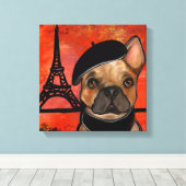 FRENCH BULLDOG LEINWANDDRUCK (Insitu (Holzboden))