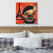 FRENCH BULLDOG LEINWANDDRUCK (Insitu (Schlafzimmer))