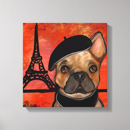 FRENCH BULLDOG LEINWANDDRUCK (Vorderseite)