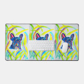 French Bulldog Liebe Desk Mat Schreibtischunterlage (Tastatur & Maus)
