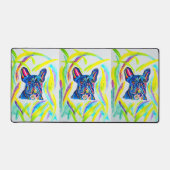 French Bulldog Liebe Desk Mat Schreibtischunterlage (Vorderseite)