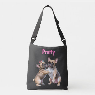 French Bulldog Liebe Französische Bulldogge Tragetaschen Mit Langen Trägern