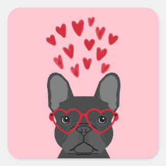 French Bulldog Liebe Stickers - niedlicher Hund