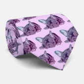 French Bulldog Lines Krawatte (Gerollt)