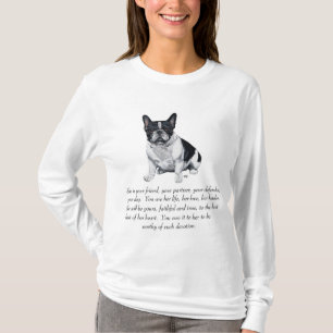 French Bulldog Lobpreis Erinnerungen - WEIBLICH T-Shirt