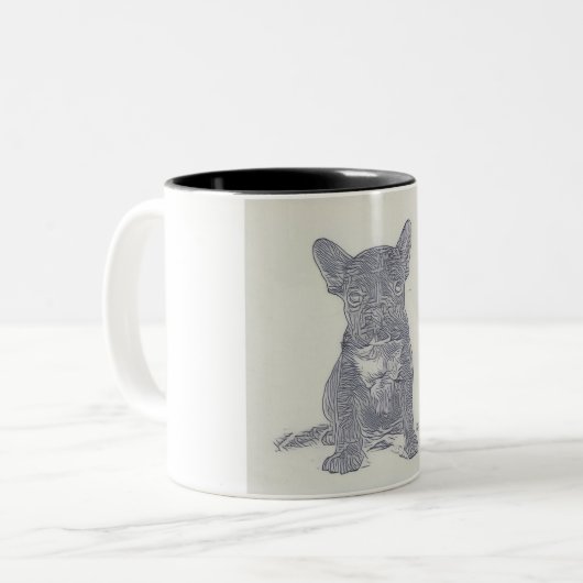 French Bulldog Lover Coffee Tasse (Vorderseite Links)