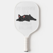 French Bulldog Lover Padde Pickleball | Niedlich I Schläger (Rückseite)