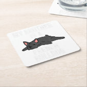 French Bulldog Lover Stone Untersetzer| Lover Gift Rechteckiger Pappuntersetzer (angewinkelt)