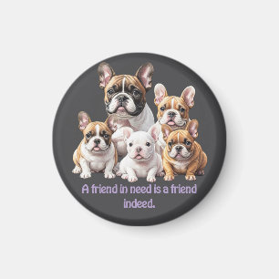 French Bulldog lustige Freunde Bulldoggen Magnet