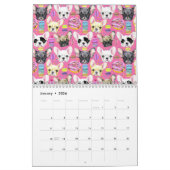 French Bulldog Macaron Pattern Kalender (Jan 2026)