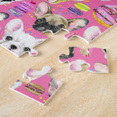 French Bulldog Macaron Pattern Puzzle (Seite)