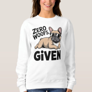 French Bulldog Mama Antisozial Sarkastischer Hunde Sweatshirt