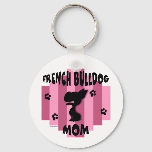 French Bulldog Mama Schlüsselanhänger (Vorderseite)