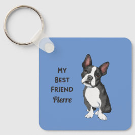 French Bulldog - Meine beste Individuelle Name-Adr Schlüsselanhänger