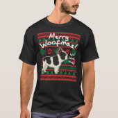 French Bulldog Merry Woofmas, Ugly Christmas Sweet T-Shirt (Vorderseite)