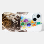 French Bulldog mit Party Hat Case-Mate iPhone Hülle (Rückseite (Horizontal))