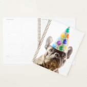 French Bulldog mit Party Hat Planer (Anzeige)