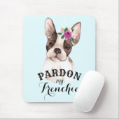 French Bulldog Mousepad - Blue (Mit Mouse)