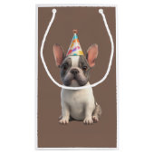 French Bulldog Napkins Kleine Geschenktüte (Rückseite)