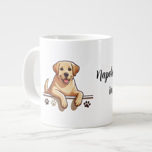 French Bulldog Napoleon Complex Jumbo-Tasse (Vorderseite Links)