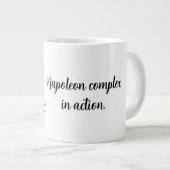 French Bulldog Napoleon Complex Jumbo-Tasse (Vorderseite Rechts)
