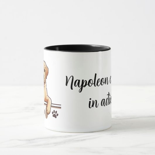French Bulldog Napoleon Complex Tasse (Zentrum)