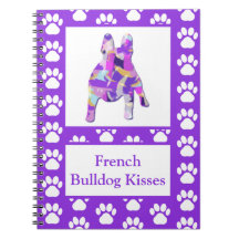 French Bulldog Niedlich Pet Silhouette Lila PY&B