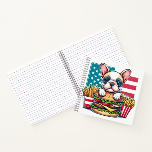 French Bulldog-Notebook Notizblock (Innenseite)