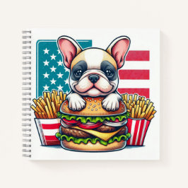 French Bulldog-Notebook Notizblock