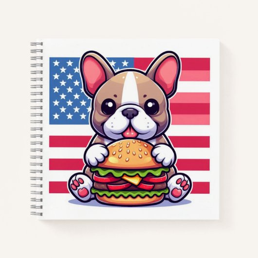 French Bulldog-Notebook Notizblock (Vorderseite)