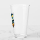 French Bulldog of van gogh starry night halloween Glas (Links)
