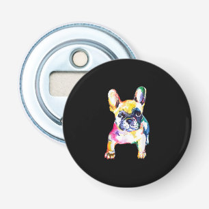 French Bulldog Original Watercolor Zeichne Geschen Flaschenöffner