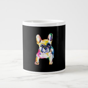 French Bulldog Original Watercolor Zeichne Geschen Jumbo-Tasse