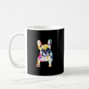 French Bulldog Original Watercolor Zeichne Geschen Kaffeetasse