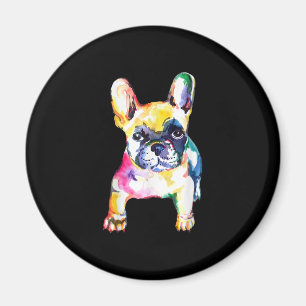 French Bulldog Original Watercolor Zeichne Geschen Magnet