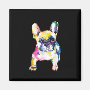 French Bulldog Original Watercolor Zeichne Geschen Magnet